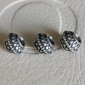 Pandora retired dandelion charms X 3